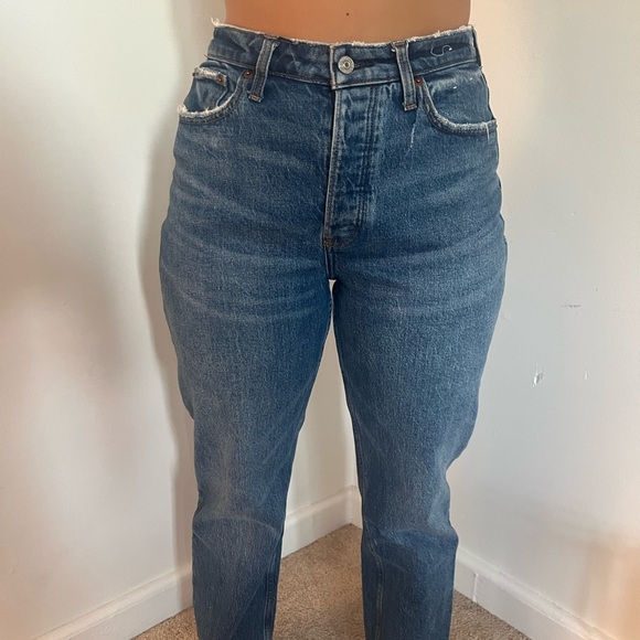 A&F Dad Jeans Curve Love High Rise - Picture 6 of 11